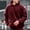 Wine, variant on XFYSSS Fashion Casual Men Winter Comfortable Hoodie Solid Color Hooded Pocket Double-Sided Velvet Hooded Sweatshirt