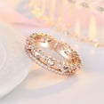 thumbnail image 3 of Xihbxyly Anillo En Forma de Corazón, Diseño Moderno y Ahuecado, con Detalles Brillantes de Circonita Cúbica, Ajuste Cómodo y Ajustable, Un Regalo Especial para Cualquier Ocasión, Ideal para Hombres,, 3 of 5
