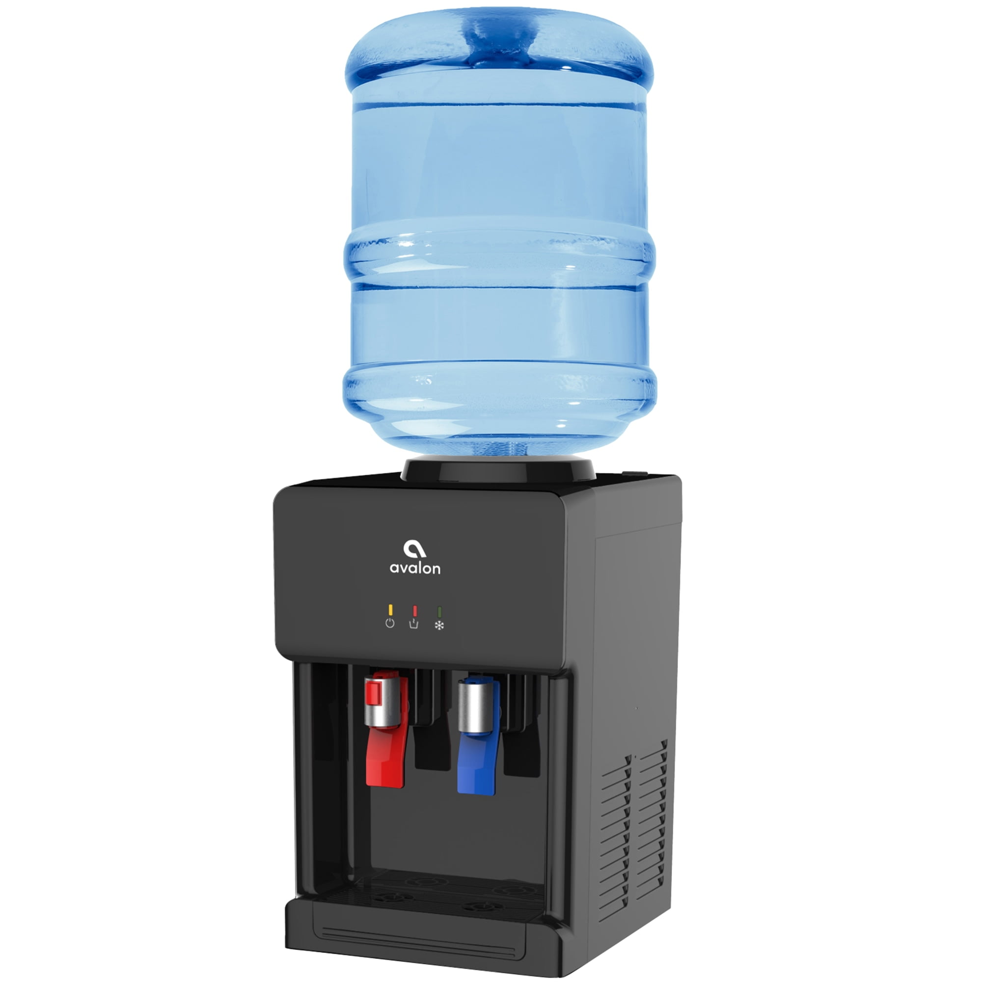 Avalon Premium Top Loading Countertop Water Dispenser, Hot & Cold Water Temperature - Black