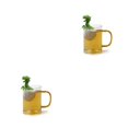 thumbnail image 2 of Ounissouiy Infusor de té, colador de silicona con forma de dinosaurio, filtro de hojas sueltas, coladores de café, Clip, taza, boca, accesorios Type5 NO5, 2 of 6