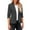 Dark Gray, variant on Fall Blazers for Womens Trendy Solid Casual 3/4 Sleeve Lapel Open Front Lightweight Slim Fit Suit Jacket with Pockets Orange XL