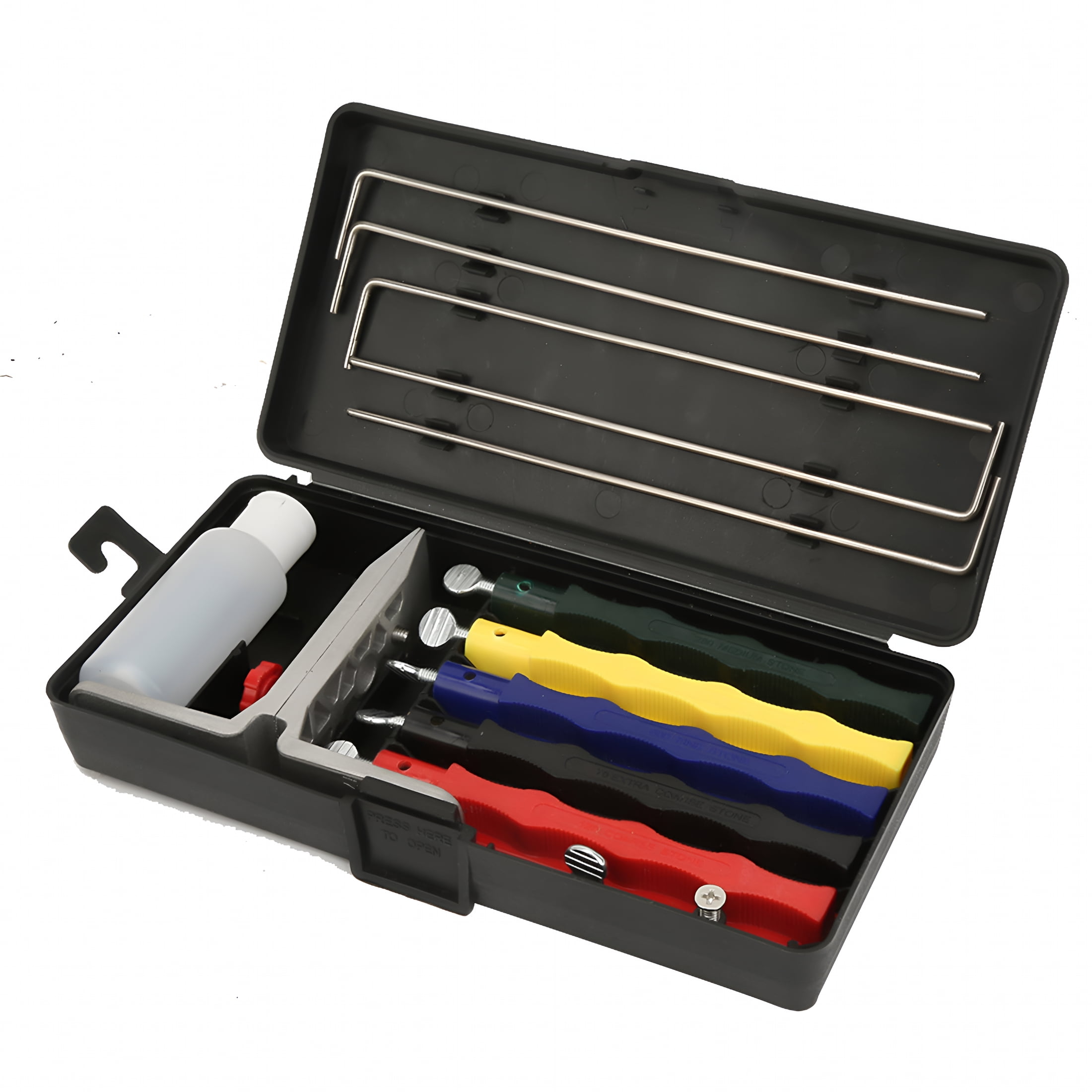 EXLEAF 2026 New Kitchen Sharpening Tool,5-Stone Sharpening System Knife Sharpener Kit,Hardware Tools for Kitchen Home for Cooking, Knives, Kitchen, Home, Culinary, Meal Prep, Cutting