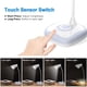 thumbnail image 2 of Lámpara de escritorio, recargable por USB, cuello flexible, protección ocular, 3 niveles de brillo con control táctil, lámpara de mesa para escribir y leer junto a la cama., 2 of 5