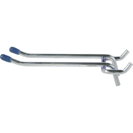 Crawford 14444 Double Arm Heavy Duty Straight Peg Hook 5-1/4 in L X 2-1/8 in W X 1-1/8 in H