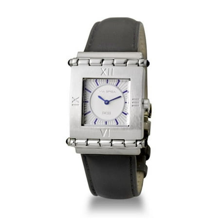 Women's Butterfly Buckle Watch, Silver Dial