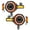 6000K / Amber LED, variant on ORACLE Lighting Oculus Bi-LED Projector Headlights for 2021+ Ford Bronco
