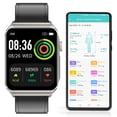 thumbnail image 1 of Reloj SmartWatch WDOplteas con pantalla táctil completa piel blanco, 1 of 8