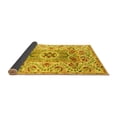 thumbnail image 2 of Ahgly Company Indoor Rectangle Abstract Yellow Modern Area Rugs, 8' x 10', 2 of 4