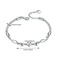 thumbnail image 2 of Elegant Wing Pendant Bracelet for Women in Silver Tone Jewelry—Timeless Bracelet for Everyday Wear, 2 of 4