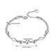 thumbnail image 4 of Las mujeres de plata colgante del ala pulsera pulsera de joyería, 4 of 6