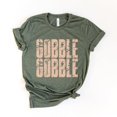 thumbnail image 3 of Gobble Gobble Block Distressed - Women's Short Sleeve Graphic T-Shirt, 3 of 12