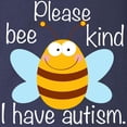 thumbnail image 3 of CafePress - Autism Bee Pun Long Sleeve Dark T Shirt - Long Sleeve Dark T-Shirt, 3 of 4