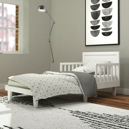 UPC: 0849801013136 | Child Craft Tremont Toddler Bed with Guard Rail Matte White