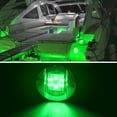 thumbnail image 2 of Obcursco Boat Light LED, 12V LED Boat Interior Light for Boat Deck LED Transom Mount Light, LED Boat Courtesy Light. Perfect for Night Fishing (Green,4 Pcs), 2 of 7