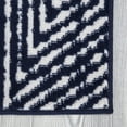 thumbnail image 7 of Ottomanson Diagona Geometric Cubes 8x10 Area Rug, 7'8" x 9'8", Navy/Ivory, 7 of 7