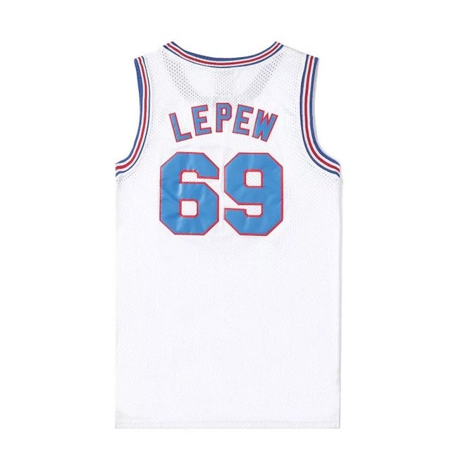 Disfraces De Cosplay De Película Space-Jam Tune-Squad # 1 BUGS 10 LOLA Bunny Baloncesto Team Jersey Cosido Número Tops Uniforme Deportivopangjing
