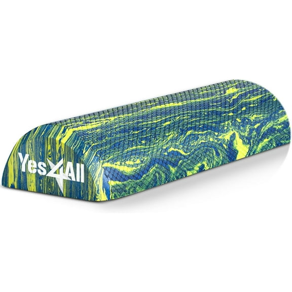 YES4AL Foam Half Roller EVA 12 in - Blue & Green