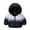 Black, variant on Boys Winter Warm Gradient Color Down Jacket with Hood Kids Coat Windproof Outdoor Play Cold Weather Coats for Children,Size:9-10 Years