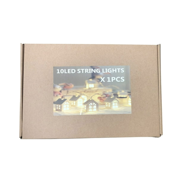 2 x10m Guirlande LED Lumineuse à Pile 100 LEDs Fonction Minuterie