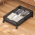 thumbnail image 1 of ¡Ofertas Limitadas!, Caja organizadora de almacenamiento debajo de la cama con ruedas, caja organizadora para el hogar, ropa, colcha, juguetes, almacenamiento multifuncional, plegable Akmoler, 1 of 6