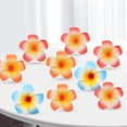 thumbnail image 2 of 10 Pcs Artificial Flower Realistic Looking Fade-Resistant Colorful Decorative Faux Frangipani Flower Photography Props Home Supplies, 2 of 7