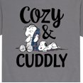 thumbnail image 3 of Peanuts - Men's Winter Fun Short Sleeve Graphic T-Shirts, 3 of 6