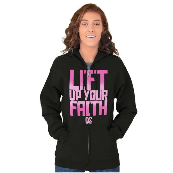 Faith Blessed Holy Spirit Jesus Zip Up Hoodie Men's Women's Brisco Brands S