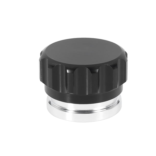 1" ID Auto Soldar Sobre Relleno Cuello Tapa Aceite Combustible Tanque Plateado Negro