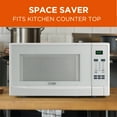 thumbnail image 3 of Commercial Chef CHM14110W6C 1.4 cu. ft. 1100W Countertop Microwave - White, 3 of 8