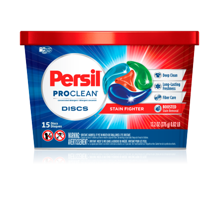 Persil ProClean Discs Laundry Detergent, Stain Fighter, 15