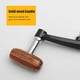 thumbnail image 3 of Reemplazo de mango de carrete giratorio de Metal con perilla de madera para LINNHUE 1000-4000, 3 of 4