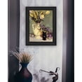 thumbnail image 2 of Trendy Decor 4U "Tulips & Lavender" Framed Wall Art, Modern Home Décor Black Framed Print for Living Room, Bedroom & Farmhouse Wall Decoration by JG Studios 15"x19", 2 of 2