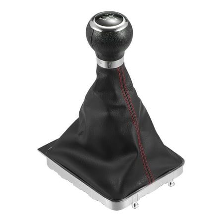 5 Speed Gear Shift Knob with Cover - Stick Shifter Knob - for VW Passat B6 06-10 Plastic 1 Pc