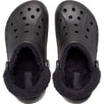 thumbnail image 3 of Crocs Adult Baya Lined Fuzz Strap Clog Slippers, 3 of 6