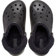 Crocs Adult Baya Lined Fuzz Strap Clog Slippers