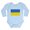 Sky Blue, variant on CafePress - Ukraine Flag Body Suit - Long Sleeve Cotton Baby Bodysuit