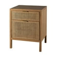 thumbnail image 2 of Newport 20.6 in. Oak Finish 2-Drawer Filing Cabinet, 2 of 13