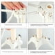 thumbnail image 5 of (White) - Valuetools Foldable Pasta Drying Rack- Plastic Spaghetti Noodle Dryer with 10 Bar Handles (WHITE), 5 of 5