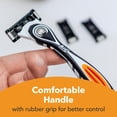 thumbnail image 4 of Razor BIC Hybrid 5 Flex recargable para hombre con 2 recargas, 4 of 7