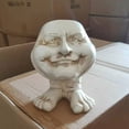 thumbnail image 2 of Funny Face Head Planter Pots for Indoor Outdoor Plants Flower Pots Unique Succulent Planter with Drainage Hole, 2 of 2