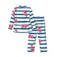 thumbnail image 2 of Bingfone Men'S Pajama Set 2 Piece Loungewear Pjs, Long Sleeve With Pajama Pants-Clown Fish, 2 of 9
