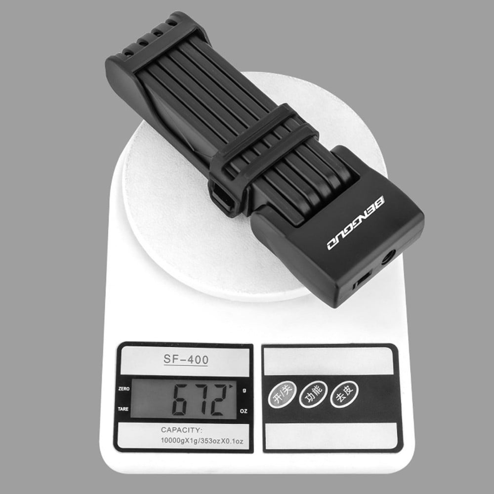 BENGGUO Portable Folding Bike Lock 76.7cm for Bicycle and Motorcycle