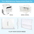 thumbnail image 4 of Placa Amortiguadora de Repuesto para Skimmer 8926, Conjunto de Puerta de Skimmer para Piscina, Placa de Repuesto 8926, 4 of 5
