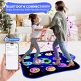 thumbnail image 3 of Juego Dance Mat JAMLAMQ para niños de 4 a 8 años con música Bluetooth, 3 of 9