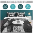 thumbnail image 5 of Bigbang Convenient Use Cozy Feel Secure Zip Smooth Threading Duvet Cover Sets Ideal for Home, 5 of 5