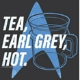thumbnail image 2 of Women's Star Trek: The Next Generation Cup Of Tea Earl Grey Hot, Captain Picard Racerback Tank Top Black Heather Large, 2 of 4