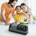 thumbnail image 2 of Electric Knife Sharpener- 4 in 1 Electric Knife Sharpeners for Kitchen Knives, Straight Blade Knives & Serrated Knives & Ceramic Knives & Scissors, 2 of 6