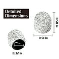 thumbnail image 4 of Designice 4 Pieces Tire Valve Caps,Bling Valve Stem Caps for Car,Diamond White Tire Caps, 4 of 7