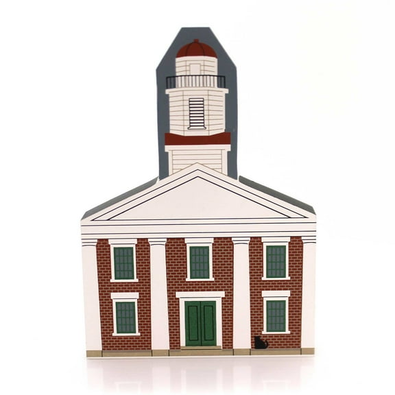 Cats Meow Village Metamora Courthouse Wood Mt Rushmore Collector Club C953
