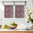 thumbnail image 3 of Pink Black Kitchen Towels Set of 1, Elegant Modern Abstract Art Luxury Absorbent Dish Towels for Kitchen, Microfiber Hand Towel, Quick Drying Tea Towel for Cleaning Decorative Dishcloths, 3 of 7